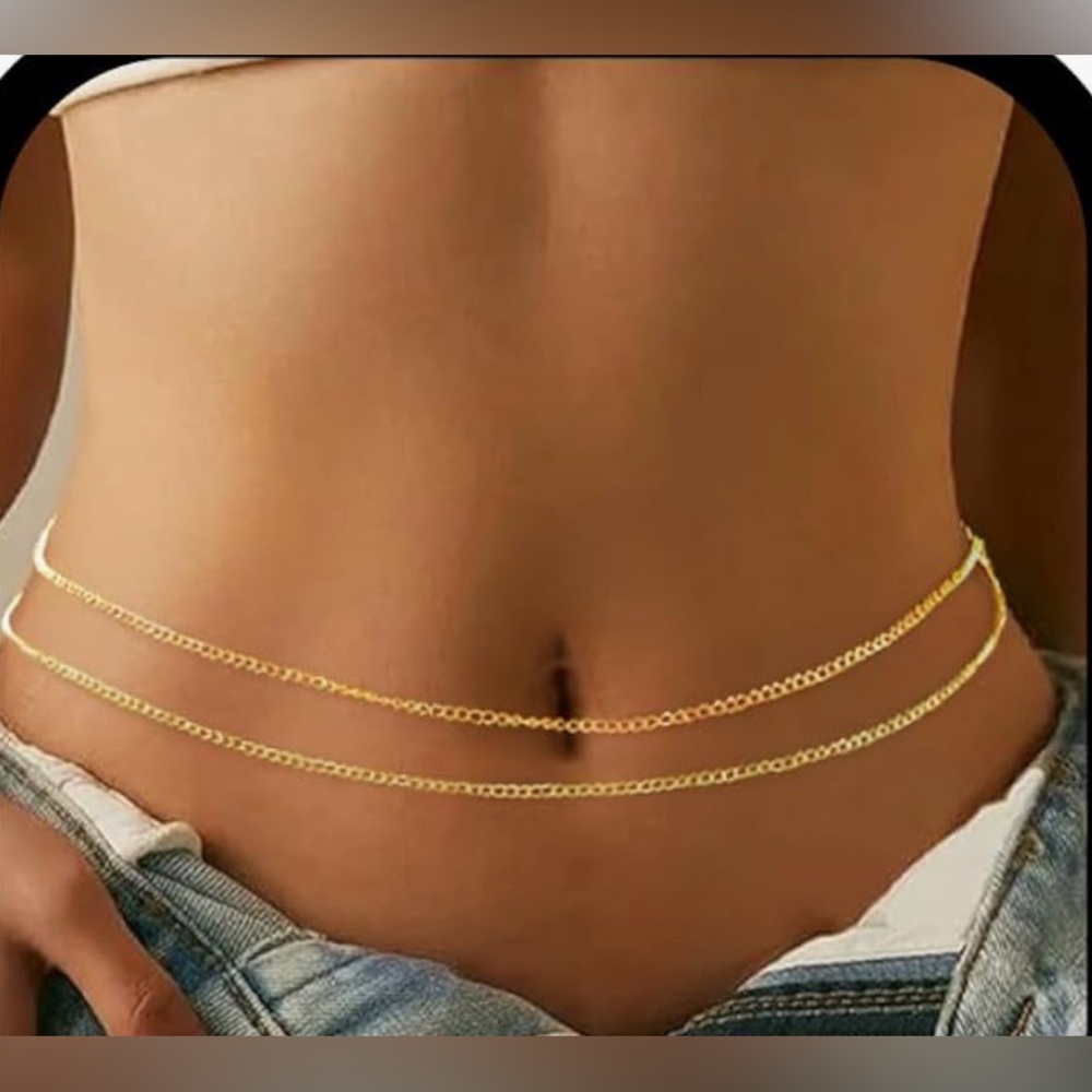 Gold Belly Chain Body Waist Chains for Women